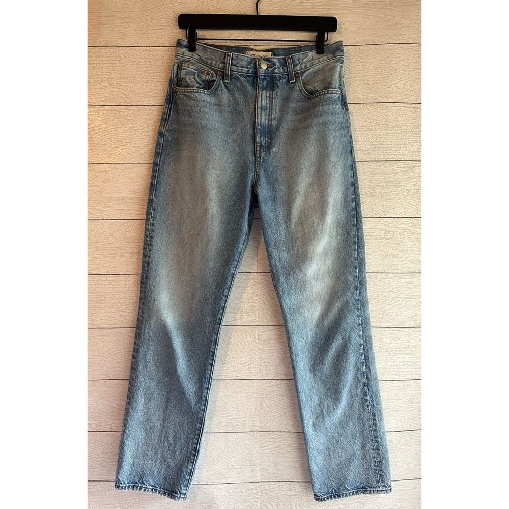 MADEWELL The '90s Straight Jean Mercer Wash Rigid Size 28 - Picture 3 of 16